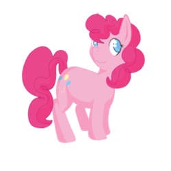 Size: 400x400 | Tagged: safe, artist:mirandooom, pinkie pie, g4, female, solo