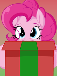 Size: 2400x3200 | Tagged: safe, artist:bluerainbow01, pinkie pie, g4, female, high res, present, solo