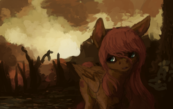 Size: 1900x1200 | Tagged: safe, artist:celestiawept, fluttershy, g4, female, solo, style emulation