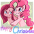 Size: 1700x1699 | Tagged: safe, artist:crazy bush, pinkie pie, g4, blushing, duality, pinkamena diane pie