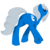 Size: 1024x1024 | Tagged: safe, artist:expression2, oc, oc only, oc:edge, browser ponies, butt, microsoft, microsoft edge, plot, solo