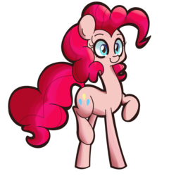 Size: 1280x1280 | Tagged: safe, artist:turtlefarminguy, pinkie pie, g4, female, solo