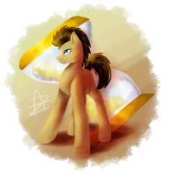 Size: 1600x1600 | Tagged: safe, artist:myralilth, doctor whooves, time turner, earth pony, pony, g4, male, solo, stallion