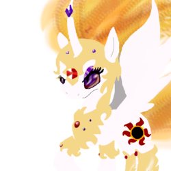 Size: 894x894 | Tagged: safe, artist:lol3evee, nightmare star, princess celestia, g4, simple background, transparent background, vector