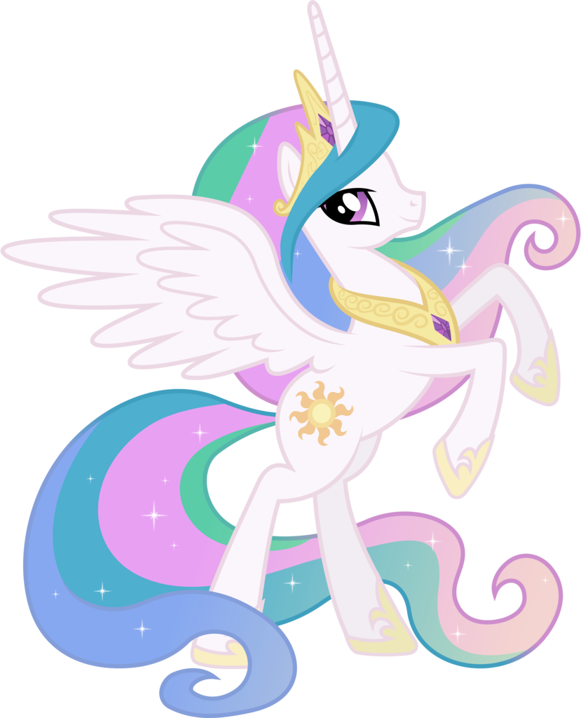 Download 1052982 Absurd Res Artist 90sigma Female Looking At You Mare Pony Princess Celestia Raised Hoof Rearing Safe Simple Background Smiling Solo Svg Available Transparent Background Vector Derpibooru