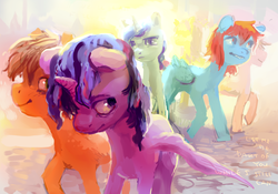 Size: 1557x1088 | Tagged: safe, artist:kaermter, twilight sparkle, oc, alicorn, pony, g4, female, mare, twilight sparkle (alicorn)