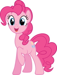Size: 4528x6000 | Tagged: safe, artist:slb94, pinkie pie, canterlot boutique, g4, absurd resolution, excited, female, simple background, solo, transparent background, vector