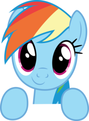 Size: 3666x5000 | Tagged: safe, artist:dashiesparkle, rainbow dash, pegasus, pony, a bird in the hoof, g4, absurd resolution, bust, cute, dashabetes, female, hnnng, looking at you, mare, simple background, smiling, solo, transparent background, vector
