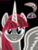 Size: 3800x4999 | Tagged: safe, artist:zantyarz, oc, oc only, oc:fausticorn, alicorn, pony, alicorn oc, black background, cute, faustabetes, lauren faust, neon, simple background, smiling