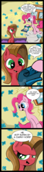 Size: 800x3129 | Tagged: safe, artist:ba2sairus, pinkie pie, oc, oc:pun, ask pun, g4, ask, comic, pun, tumblr