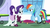 Size: 1280x720 | Tagged: safe, screencap, rainbow dash, rarity, g4, rarity investigates