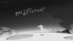 Size: 4000x2250 | Tagged: safe, artist:dragonwolfrooke, pinkie pie, g4, 4everfreebrony, female, monochrome, moon, music, pink side of the moon, sketch, solo, space