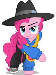 Size: 6000x8000 | Tagged: safe, artist:caliazian, pinkie pie, g4, absurd resolution, female, rapper, rapper pie, simple background, solo, transparent background, vector