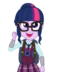 Size: 800x1000 | Tagged: safe, artist:twimix, sci-twi, twilight sparkle, equestria girls, g4, my little pony equestria girls: friendship games, female, magic capture device, simple background, solo, transparent background, vector