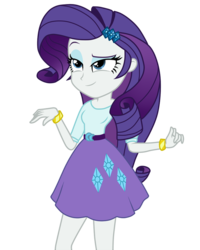 Size: 800x1000 | Tagged: safe, artist:twimix, rarity, equestria girls, g4, my little pony equestria girls: friendship games, bracelet, clothes, cutie mark on clothes, female, purple skirt, simple background, skirt, solo, transparent background, vector