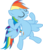 Size: 7024x8096 | Tagged: safe, artist:the-mad-shipwright, rainbow dash, pegasus, pony, g4, my little pony: friendship is magic, the ticket master, absurd resolution, female, muscles, simple background, solo, transparent background, vector