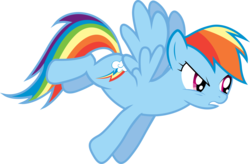 Size: 8037x5272 | Tagged: safe, artist:the-mad-shipwright, rainbow dash, friendship is magic, g4, absurd resolution, female, simple background, solo, transparent background, vector