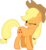 Size: 7617x8226 | Tagged: safe, artist:the-mad-shipwright, applejack, friendship is magic, g4, absurd resolution, female, simple background, solo, transparent background, vector, wink