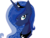 Size: 1024x768 | Tagged: safe, artist:sakya-chan, princess luna, g4, female, portrait, simple background, solo, transparent background