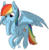 Size: 534x544 | Tagged: safe, artist:corpselucefer, rainbow dash, pegasus, pony, g4, female, simple background, solo