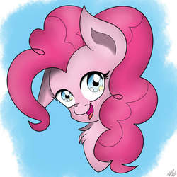 Size: 1024x1024 | Tagged: safe, artist:theartistsora, pinkie pie, g4, anime, female, solo