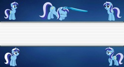 Size: 1024x552 | Tagged: safe, artist:tba020102tba, minuette, pony, unicorn, g4, banner, brushie, brushing, toothbrush, wallpaper