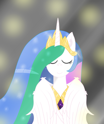 Size: 1679x2000 | Tagged: safe, artist:lazerblues, princess celestia, g4, female, solo