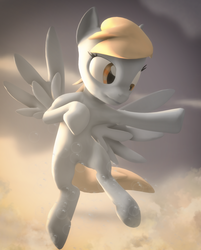 Size: 1159x1440 | Tagged: safe, artist:amfixer, derpy hooves, pegasus, pony, g4, 3d, female, mare, solo, source filmmaker