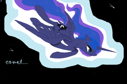 Size: 1079x714 | Tagged: safe, artist:blowinbubblebrony123, princess luna, g4, female, solo