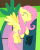 Size: 285x353 | Tagged: safe, screencap, fluttershy, pegasus, pony, g4, keep calm and flutter on, season 3, animated, cute, female, flying, happy, shyabetes, solo