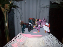 Size: 625x459 | Tagged: safe, oc, oc only, brony marriage, cake, food, irl, marriage, oc x oc, photo, shipping