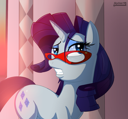 Size: 1194x1111 | Tagged: safe, artist:skyart301, rarity, g4, female, glasses, solo, stressed