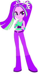Size: 649x1232 | Tagged: safe, artist:brunoprower500, aria blaze, equestria girls, g4, clothes, female, fingerless gloves, gloves, paint tool sai, solo, wrestling
