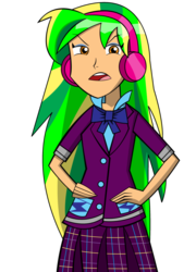 Size: 759x1053 | Tagged: safe, artist:ninjawoodpeckers91, lemon zest, equestria girls, g4, my little pony equestria girls: friendship games, female, humanized, simple background, solo, transparent background, vector