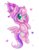 Size: 900x1144 | Tagged: safe, artist:ipun, oc, oc only, oc:sweet skies, pegasus, pony, blushing, female, heart, heart eyes, looking at you, mare, open mouth, simple background, smiling, solo, transparent background, wingding eyes