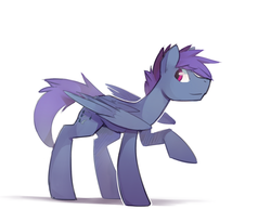 Size: 2200x1800 | Tagged: safe, artist:glacierponi, oc, oc only, oc:windy dripper, pegasus, pony, cute, male, solo, stallion