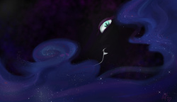 Size: 6957x4000 | Tagged: safe, artist:miidniightsuun, nightmare moon, g4, absurd resolution, fangs, female, nightmare night, solo