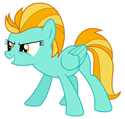 Size: 6323x6000 | Tagged: safe, artist:kiowa213, lightning dust, pegasus, pony, g4, .ai available, absurd resolution, female, grin, mare, simple background, smiling, solo, transparent background, vector