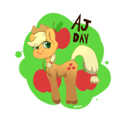 Size: 700x700 | Tagged: safe, artist:zevhara, applejack, g4, applejack appreciation day, female, solo