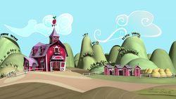 Size: 1920x1080 | Tagged: safe, artist:discopears, g4, 3d, barn, blender, no pony, sweet apple acres