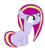 Size: 558x616 | Tagged: safe, artist:rarisweti, oc, oc only, earth pony, pony, blank flank, female, filly, magical lesbian spawn, offspring, parent:fuchsia blush, parent:lavender lace, parents:fuchsiavender, simple background, sitting, solo, transparent background