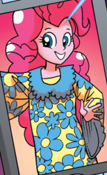 Size: 510x829 | Tagged: safe, artist:tony fleecs, pinkie pie, equestria girls, g4, spoiler:comic, female, outfit catalog, solo