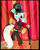 Size: 2190x2738 | Tagged: safe, artist:xwhitedreamsx, lyra heartstrings, pony, g4, bipedal, burlesque, cane, clothes, female, hat, solo, stage, wink