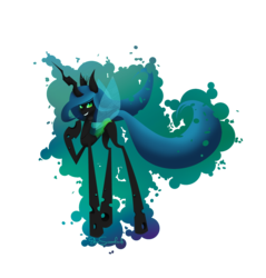 Size: 1080x1131 | Tagged: safe, artist:raventhehed9eh09, queen chrysalis, changeling, changeling queen, g4, .psd available, crown, female, jewelry, regalia, solo