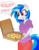 Size: 500x647 | Tagged: safe, artist:krazykari, artist:trollie trollenberg, dj pon-3, vinyl scratch, anthro, g4, female, food, pizza, solo