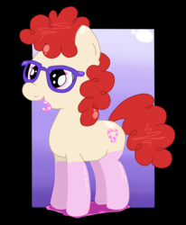 Size: 843x1024 | Tagged: safe, artist:an-tonio, artist:krazykari, twist, earth pony, pony, g4, clothes, female, socks, solo