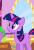 Size: 247x360 | Tagged: safe, screencap, rarity, spike, twilight sparkle, g4, green isn't your color, animated