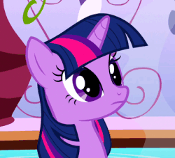 Size: 396x360 | Tagged: safe, screencap, twilight sparkle, g4, green isn't your color, animated, female, solo