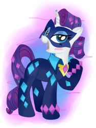 Size: 768x1024 | Tagged: safe, artist:andypriceart, artist:krazykari, edit, radiance, rarity, g4, power ponies (episode), female, power ponies, simple background, solo, transparent background