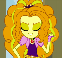 Size: 875x827 | Tagged: safe, screencap, adagio dazzle, equestria girls, g4, my little pony equestria girls: rainbow rocks, eyes closed, female, solo